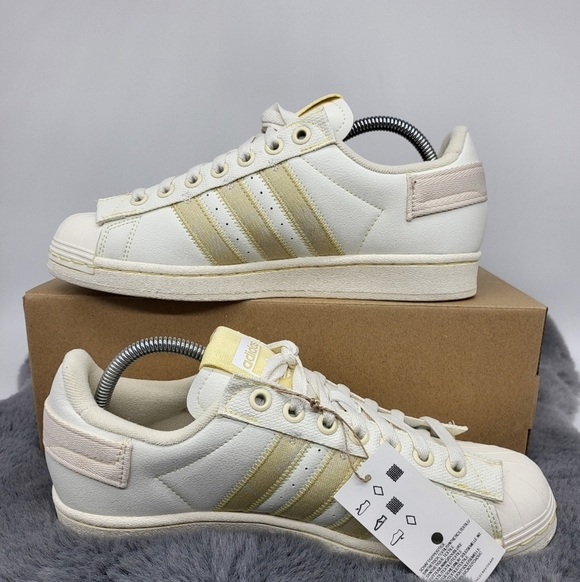 New adidas Parley x Superstar \'Off White\' GX6970 Men\'s Shoes Size 10 main image 5